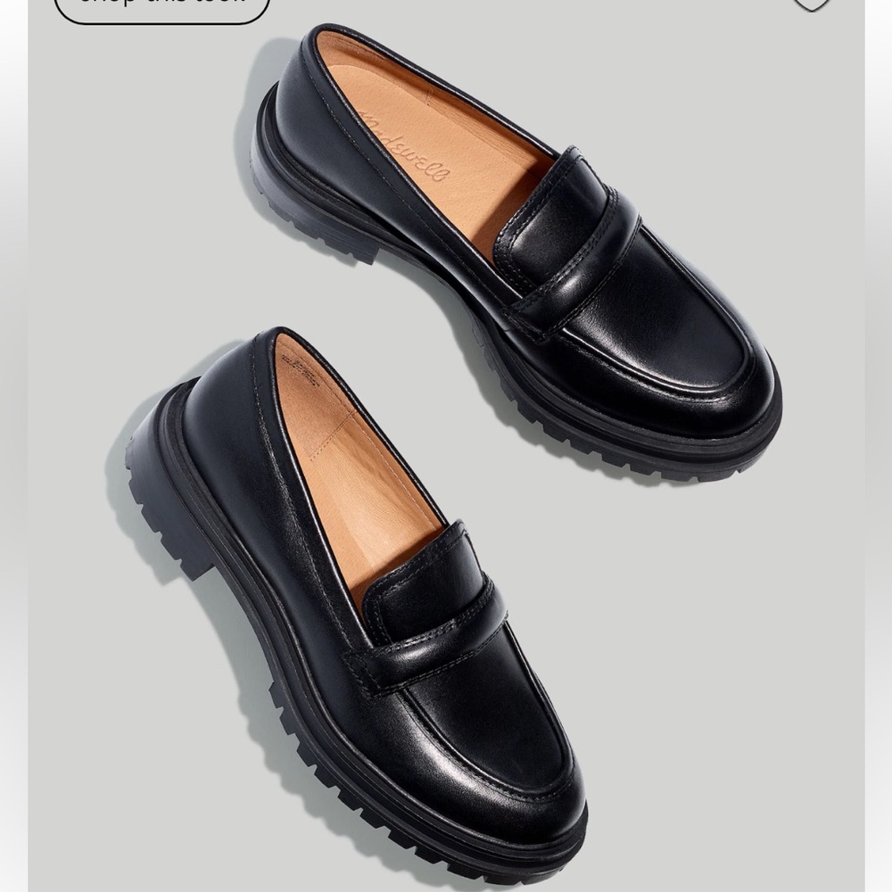 MADEWELL - Bradley Lugsole Loafer in Leather (SIZE 7 1/2)
